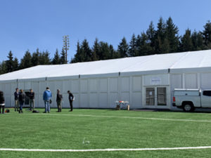 washington tent facility for covid