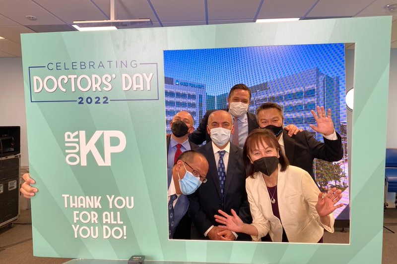 SCPMG physicians pose for Doctors' Day photo