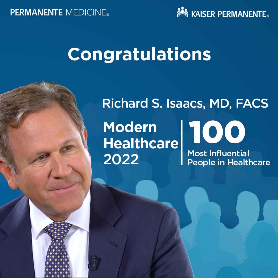 Physician leader Richard S. Isaacs, MD, FACS, honored by Modern