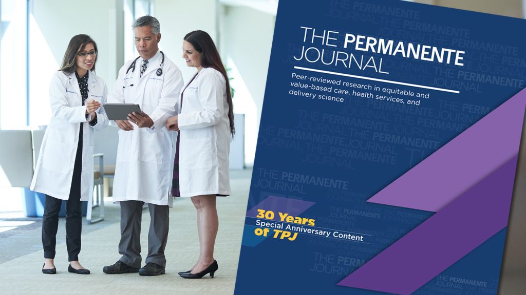 Physicians talking in hallway